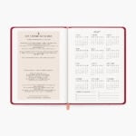 agenda Planifesting 2027 página Doy y honro mi palabra y calendario anual 2027 vista de todo el año