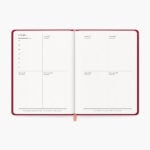 agenda Planifesting 2027 vista semanal de Enero con espacio de gratitud y prioridad del día, lunes a domingo