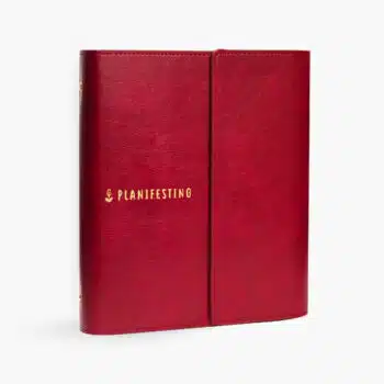 Agenda carpeta 2026 color rojo