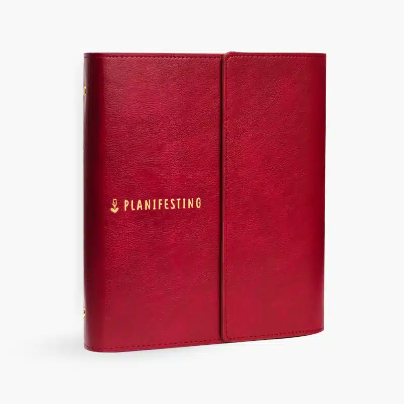 Agenda carpeta 2026 color rojo