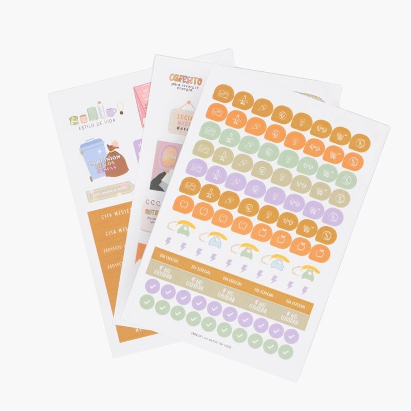 Stickers de agenda 2025