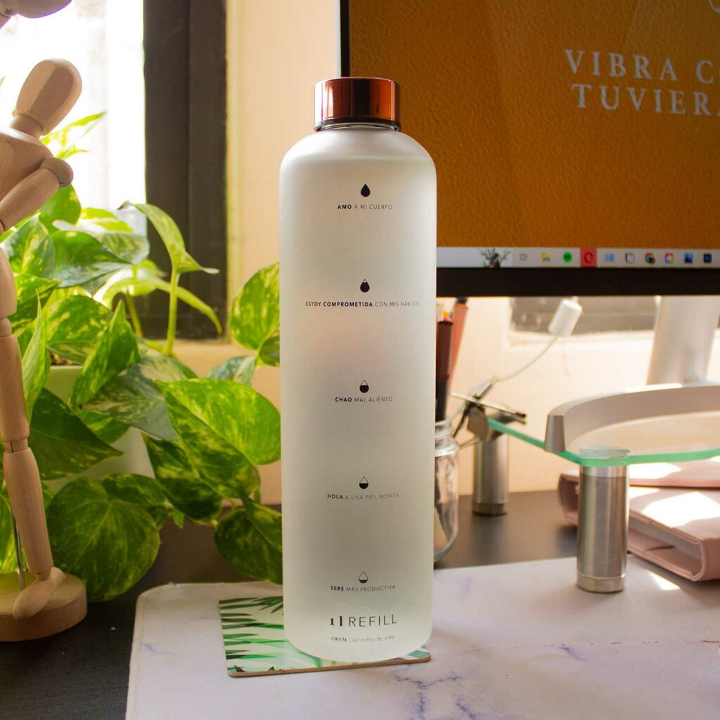 Botella de vidrio