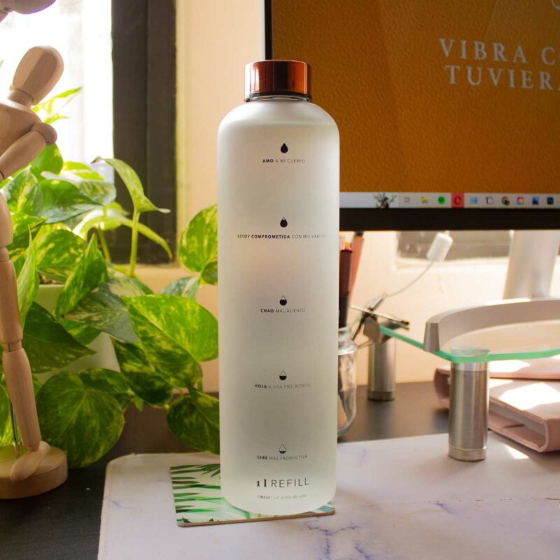 Botella de vidrio