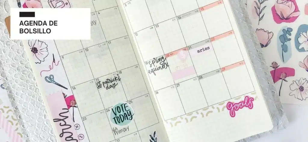 Agenda bolsillo