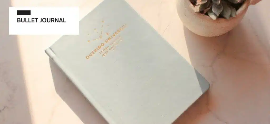 Libreta para hacer bullet journal