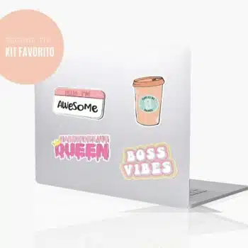 Ríe, la vida es corta | Stickers de vinil