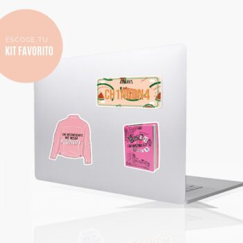 Ríe, la vida es corta | Stickers de vinil - Chingona