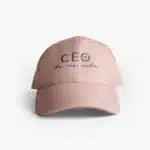 Gorra para mujer con frases