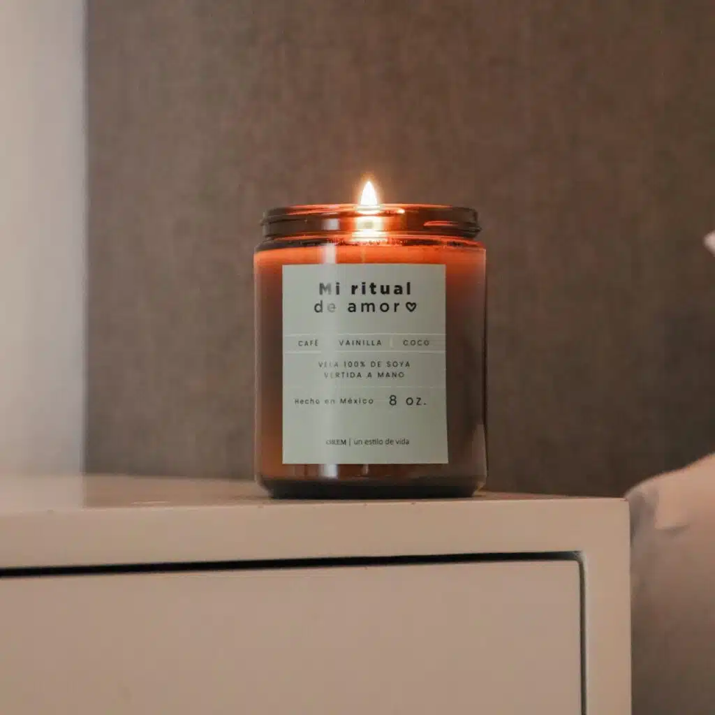 vela de amor aromática "Mi ritual de amor"
