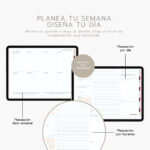 agenda digital Planifesting 2027 con planeación semanal libre y planeación diaria por horarios