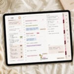 agenda digital Planifesting 2027 vista diaria personalizada con stickers y ejemplo de un día planeado
