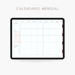agenda digital Planifesting 2027 calendario mensual de febrero con intención del mes y prioridades