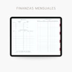 agenda digital Planifesting 2027 página Mis finanzas con ingresos, gastos recurrentes y ahorro