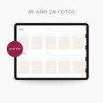 agenda digital Planifesting 2027 sección Mi año en fotos con espacios mensuales para recuerdos, ejemplo de Enero