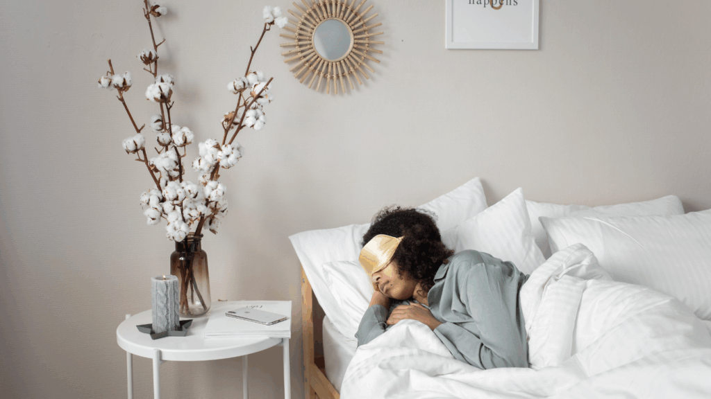 mujer durmiendo
