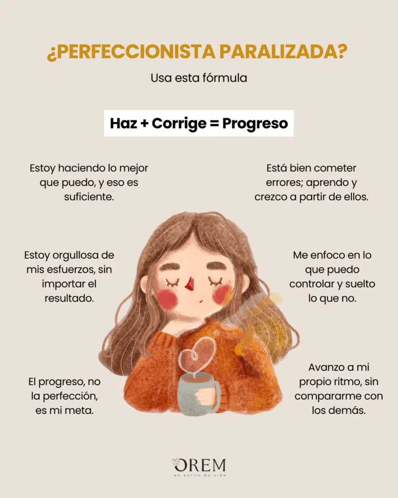 Mujer perfeccionista