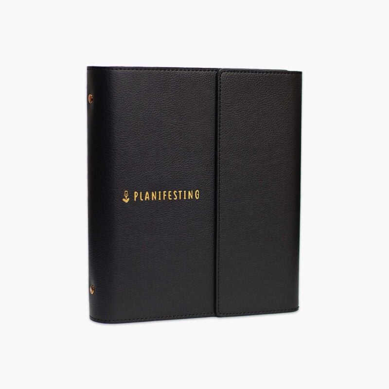 AGENDA TIPO CARPETA NEGRA