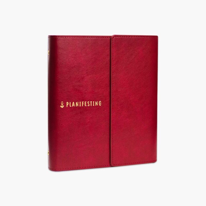 AGENDA TIPO CARPETA ROJA