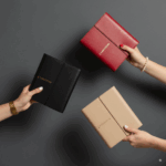 Agendas Planifesting 2026 en colores rojo, negro y beige carpeta piel sintética