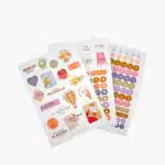 3 plantillas de Stickers incluidos en la Agenda Planifesting 2026