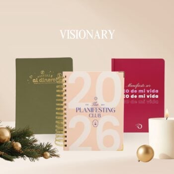 Kit Visionary | Agenda espiral + Libreta + Diario financiero