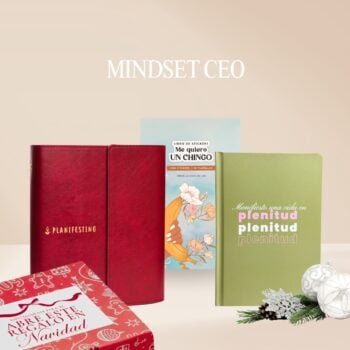 Kit Mindset CEO | Agenda carpeta + Libreta + Libro stickers