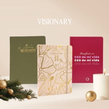Kit Visionary | Agenda espiral + Libreta + Diario financiero