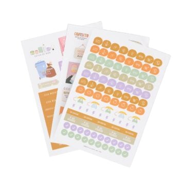 Adorna tu agenda con estos stickers útiles para cada momento de tu día.