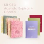Kit CEO 2026 con agenda espiral 2026 del color de tu preferencia y libreta de notas del color de tu preferencia