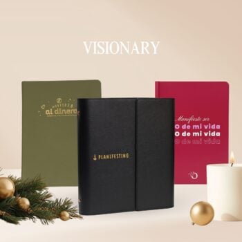 Kit Visionary | Agenda carpeta + Libreta + Diario financiero