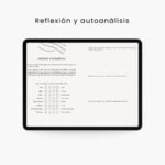 Página de reflexión y autoanálisis del Plan de Vida Digital “Todo inicia contigo”, mostrando ejercicios de emociones, preguntas de autoconocimiento y herramientas para iniciar un proceso de claridad personal y Planifesting.