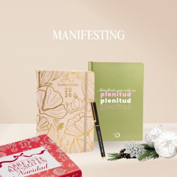 Kit Manifesting | Agenda piel sintética + Libreta + Pluma