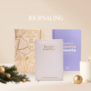 Kit Journaling | Agenda de piel sintética + Diario de gratitud + Libreta