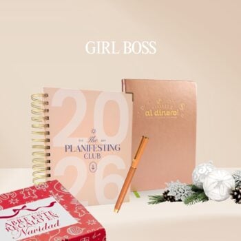 Kit Girl Boss | Agenda espiral + Diario de finanzas + Pluma