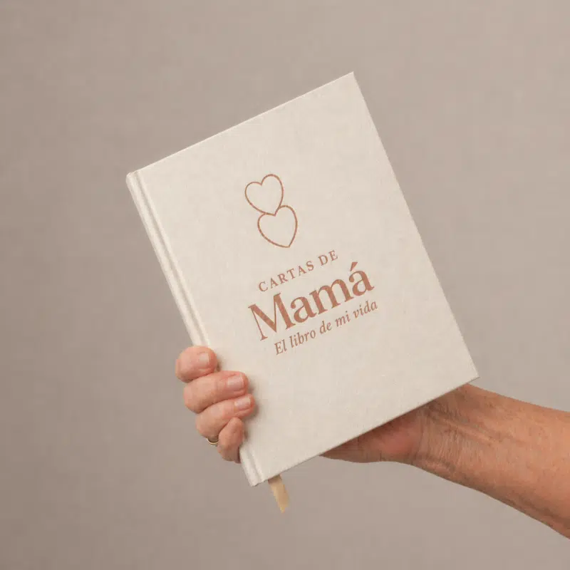 Cartas de Mamá diario para mamá sostenido en mano tamaño real regalo especial para mamá