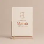 Portada de Cartas de Mamá libro para mamá regalo emocional color beige elegante
