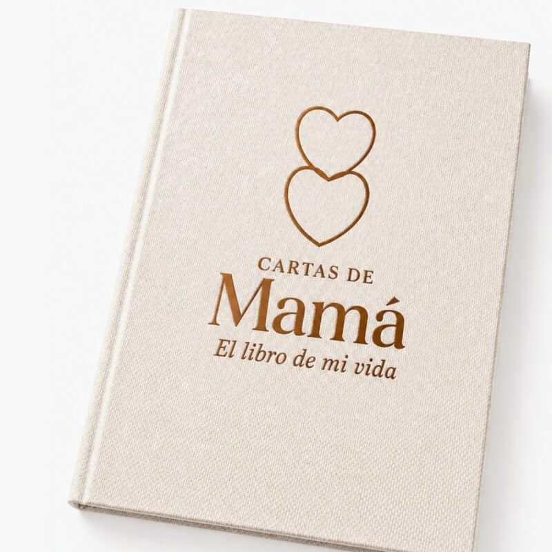 Portada Cartas de Mamá diario guiado para mamá libro de recuerdos OREM