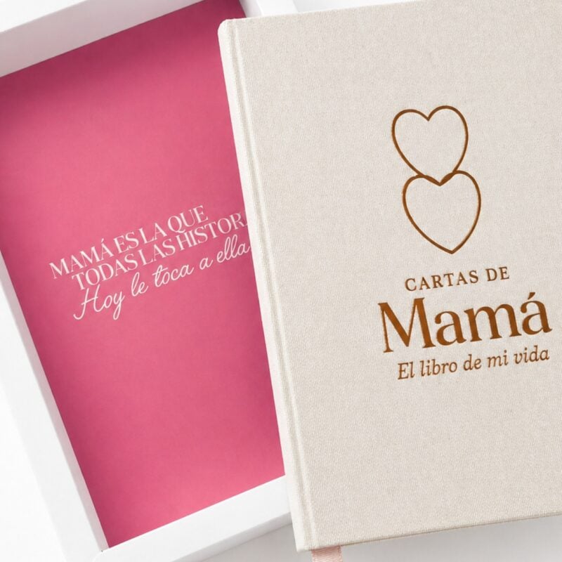 Cartas de Mamá diario guiado con caja premium regalo especial para mamá