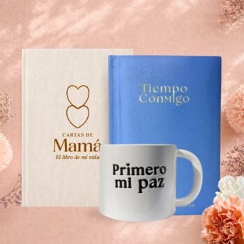 Ritual: Una mañana tranquila con diario Cartas de Mamá, taza Primero mi paz y journal Tiempo Conmigo