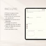 Diario de gratitud ELIGIÉNDOME digital con 90 días de páginas diarias y ejercicios de amor propio