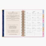 Página "Doy y honro mi palabra" y calendario anual 2027 de la agenda Planifesting