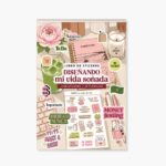 Libro de stickers "Diseñando mi vida soñada" de OREM con más de 700 stickers y 22 planillas